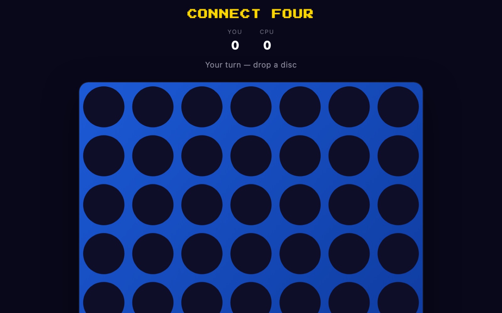 Connect Four screenshot