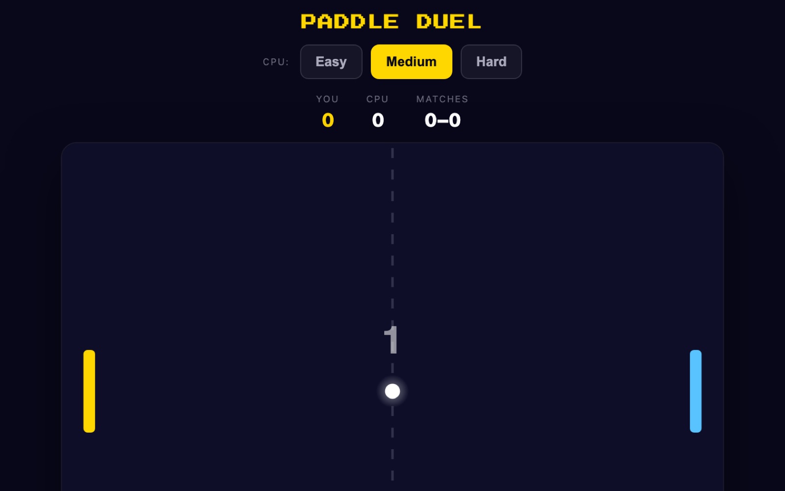 Paddle Duel screenshot