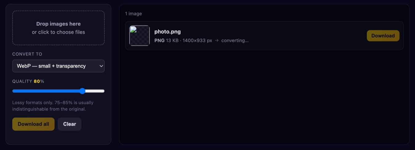 Image converter screenshot
